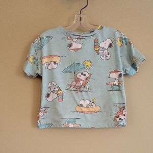 Peanuts Snoopy short sleeve tee shirt